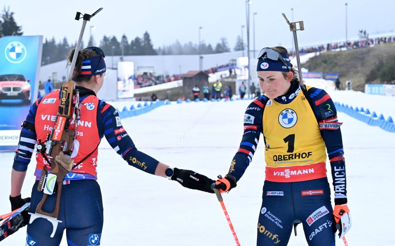 Julia Simon und Justine Braisaz-Bouchet