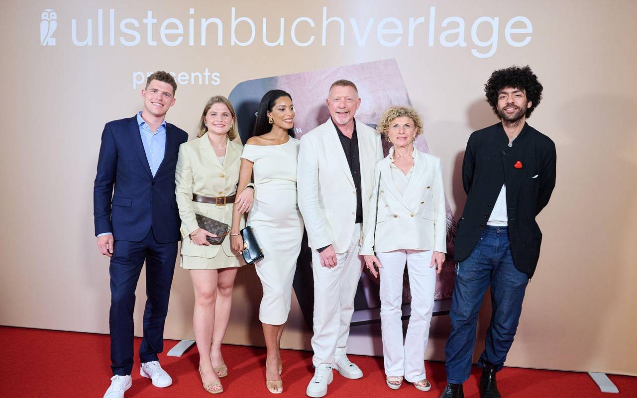 Boris Becker mit seiner Familie