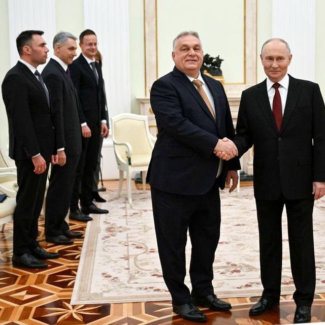 Ungarns Regierungschef Orban trifft Putin in Moskau
