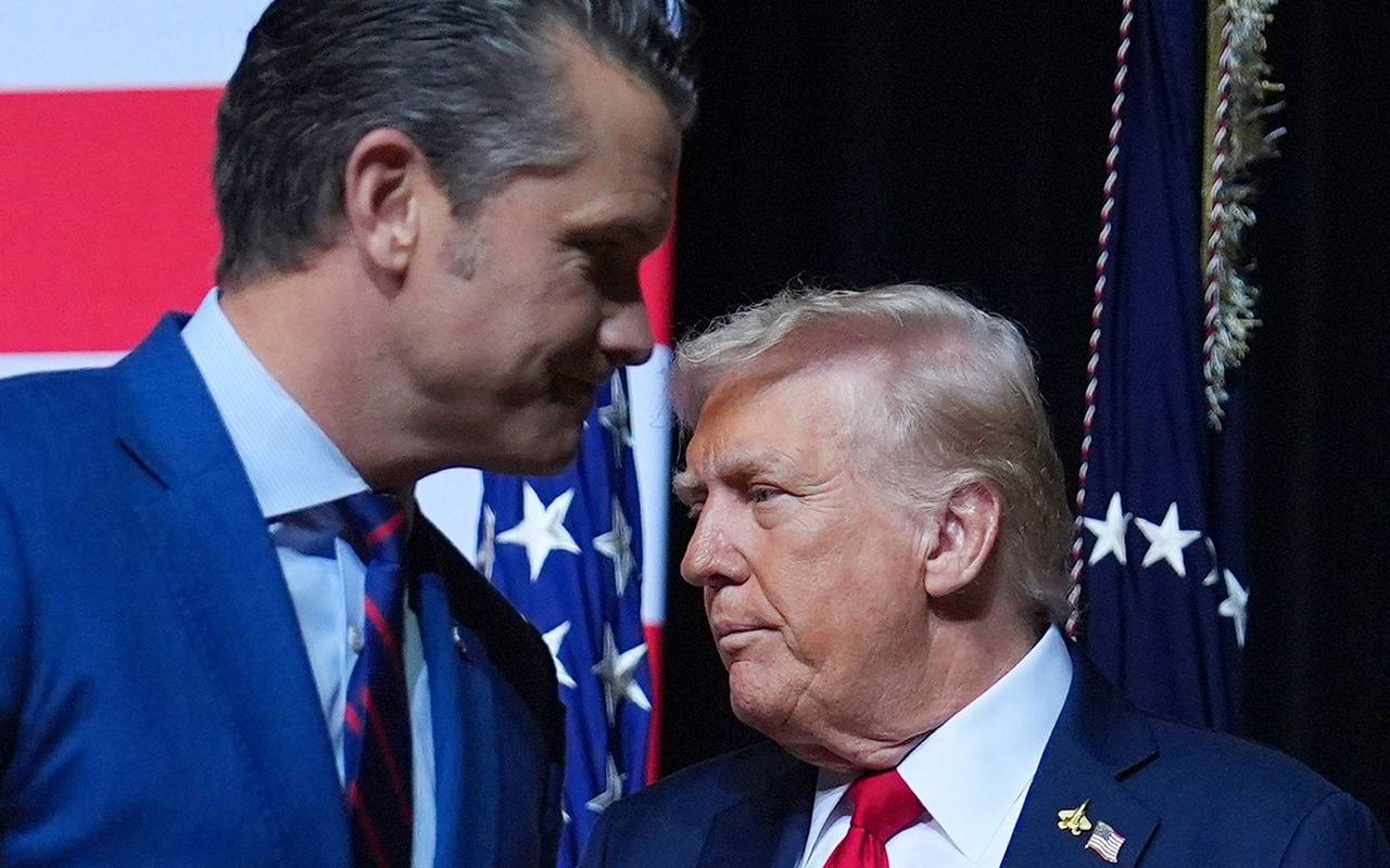 US-Präsident Donald Trump und Pentagon-Chef Pete Hegseth