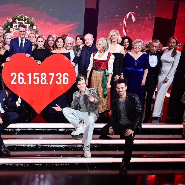 Spenden-Gala "Ein Herz für Kinder" im ZDF