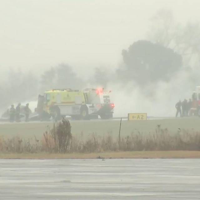 Flugzeug am Regionalflughafen in North Carolina abgestürzt