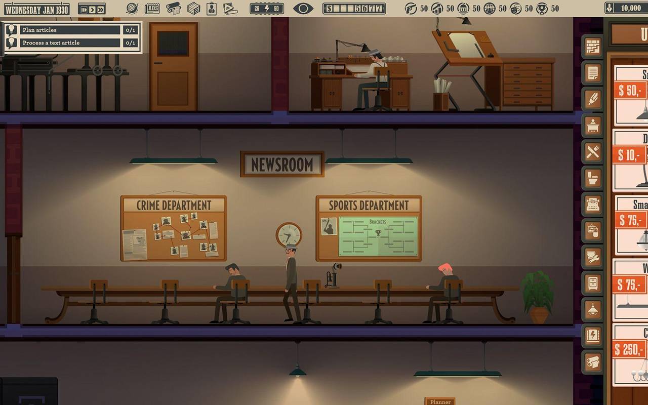 Screenshot vom Spiel «News Tower»