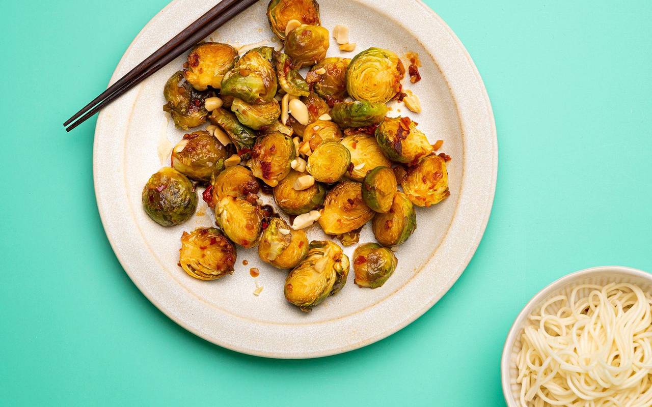 Spicy gerösteter Rosenkohl