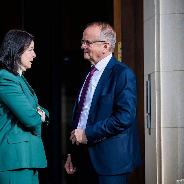Ministerin Müller und Minister Tabbert