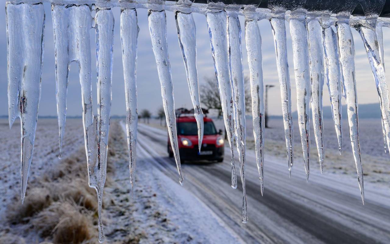 Winterwetter in Brandenburg - Oderbruch