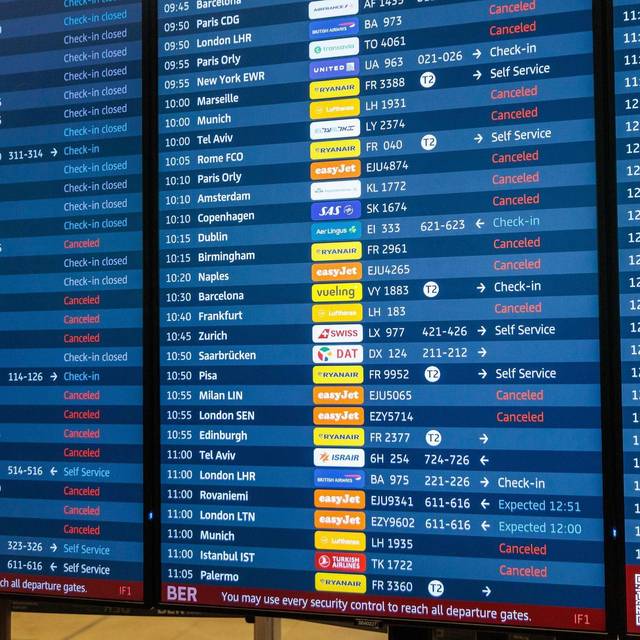 Winterwetter - Flughafen Berlin/Brandenburg