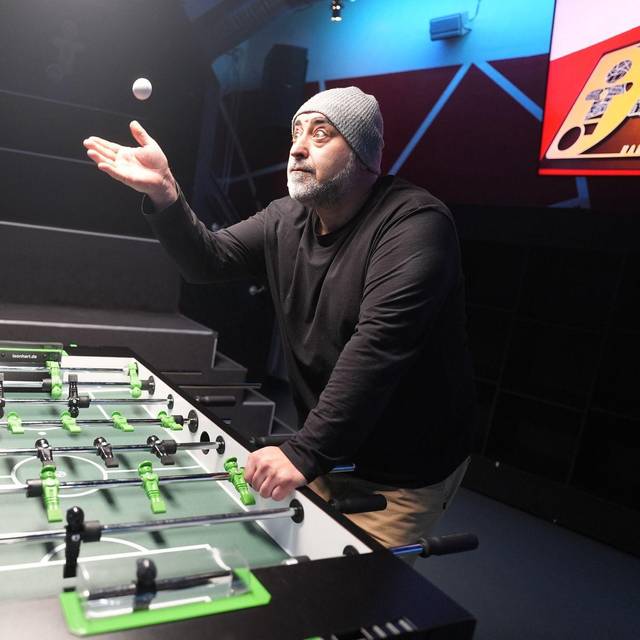 Kickern mit „Großstadtrevier“-Ensemble