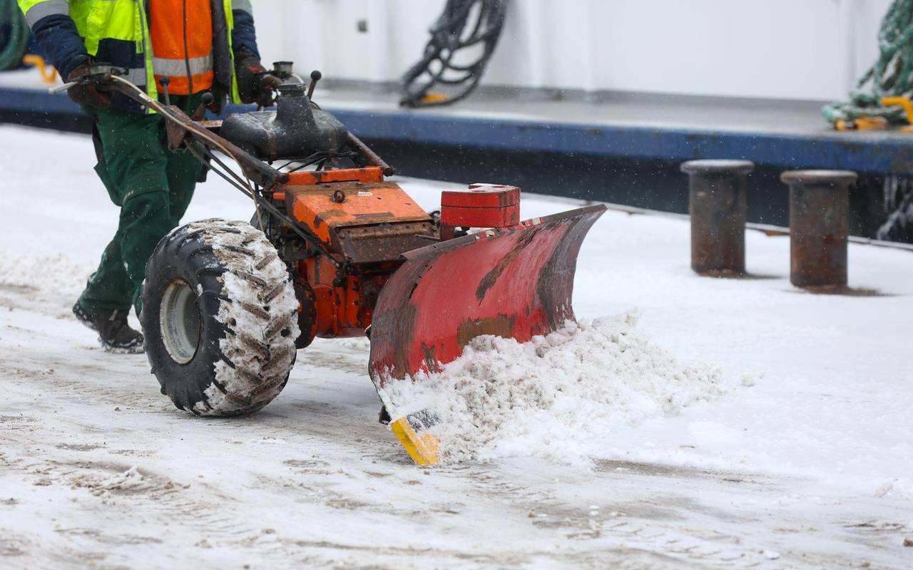 Winterwetter in Hamburg