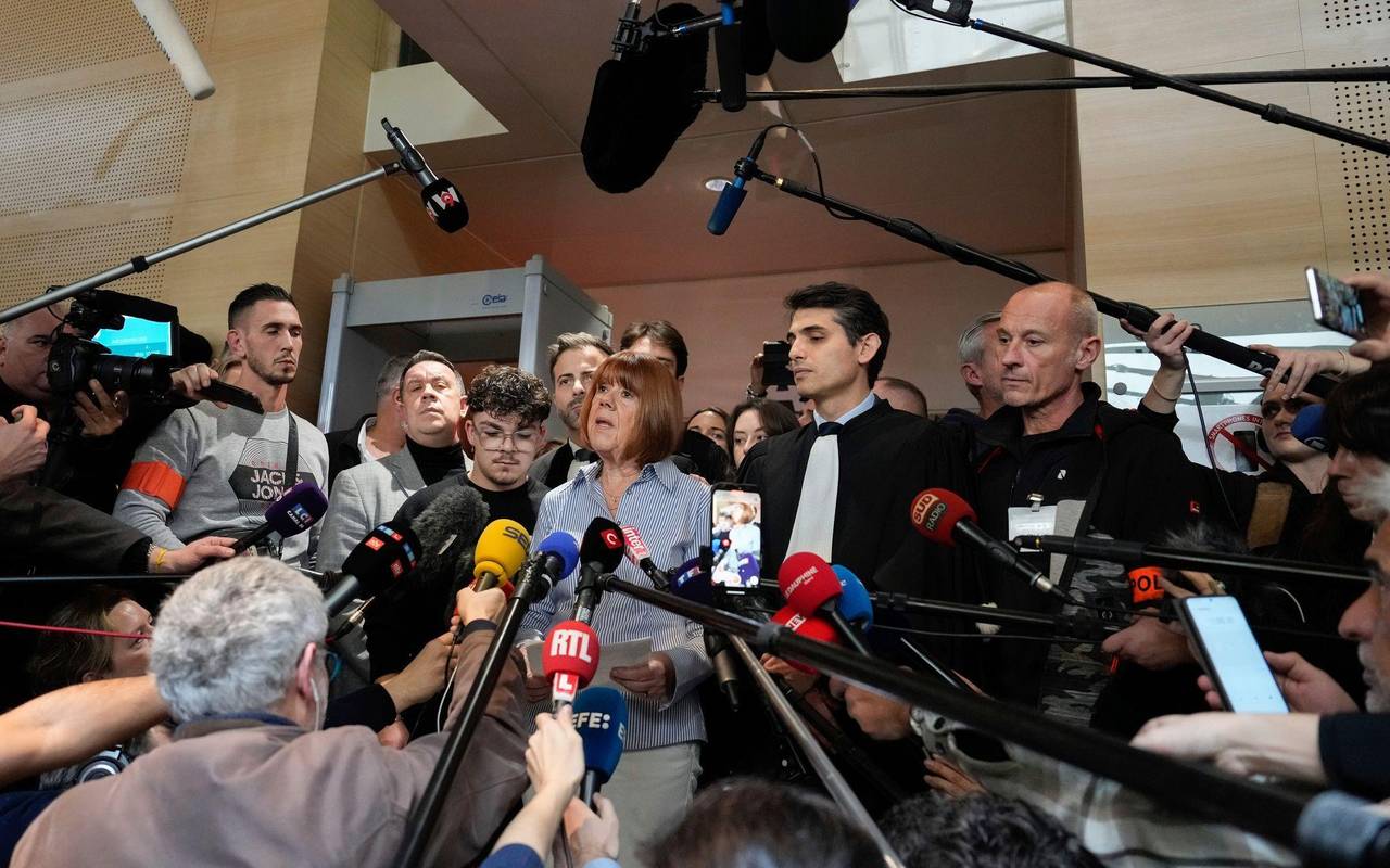 Gisèle Pelicot beim Missbrauchsprozess in Avignon