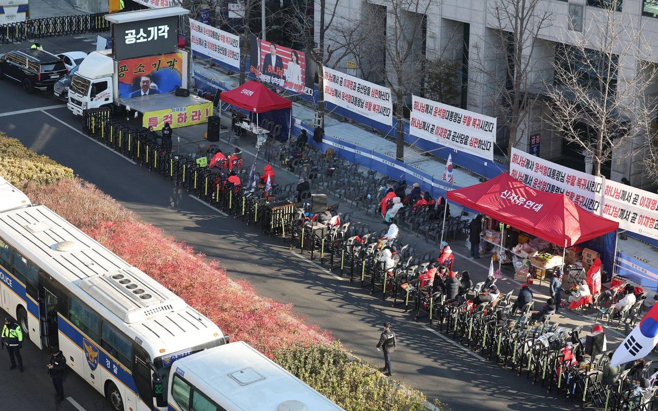 Unterstützer von Ex-Präsident Yoon