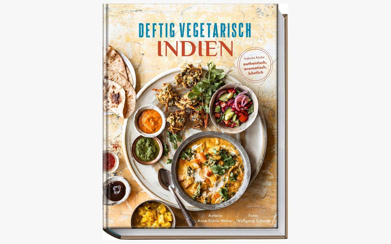 Buchcover «Deftig vegetarisch Indien»