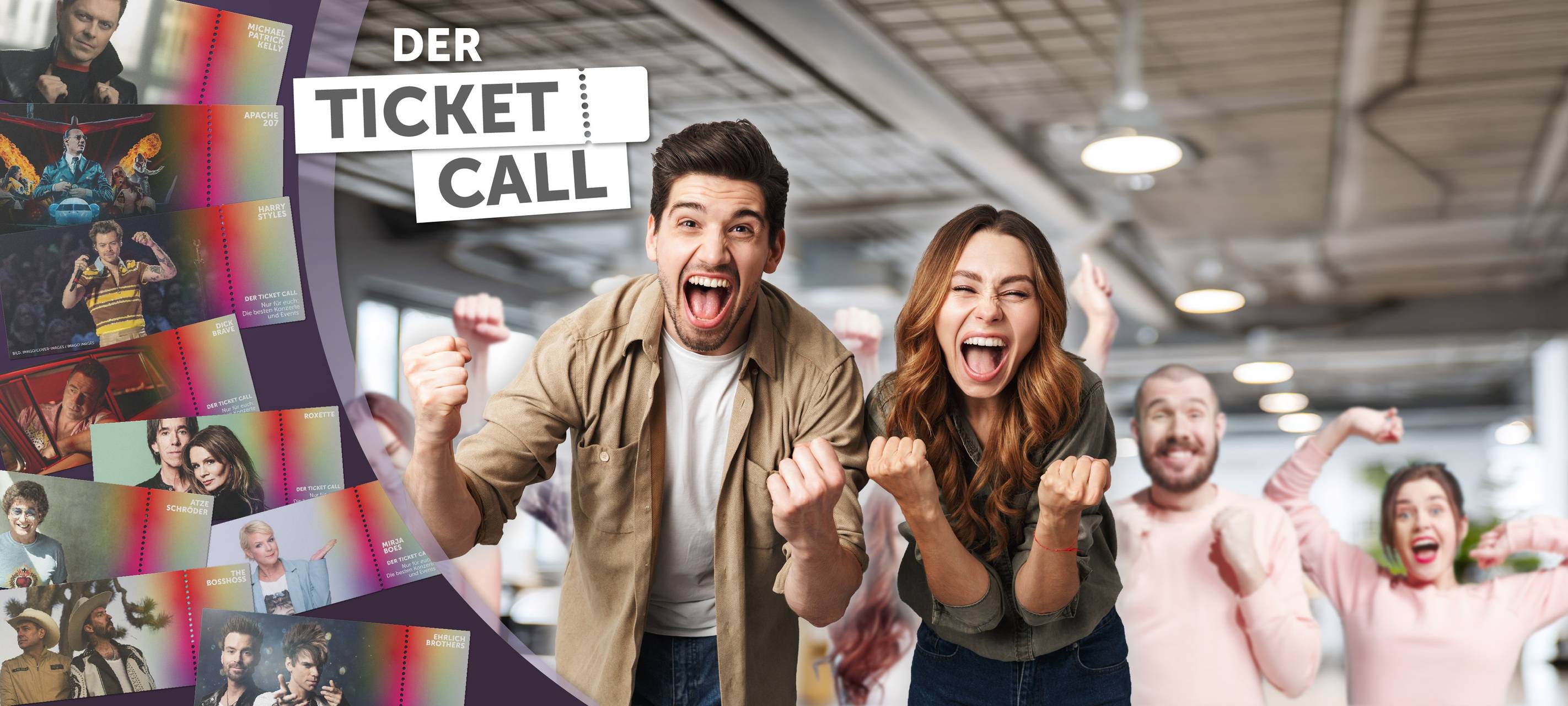 Der Ticket Call – Radio an und ab zu besten Konzerten und Events