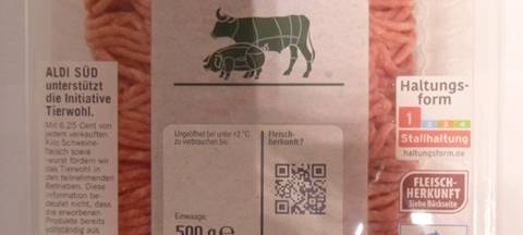 Lebensmittelwarnung für Hackfleisch von Aldi