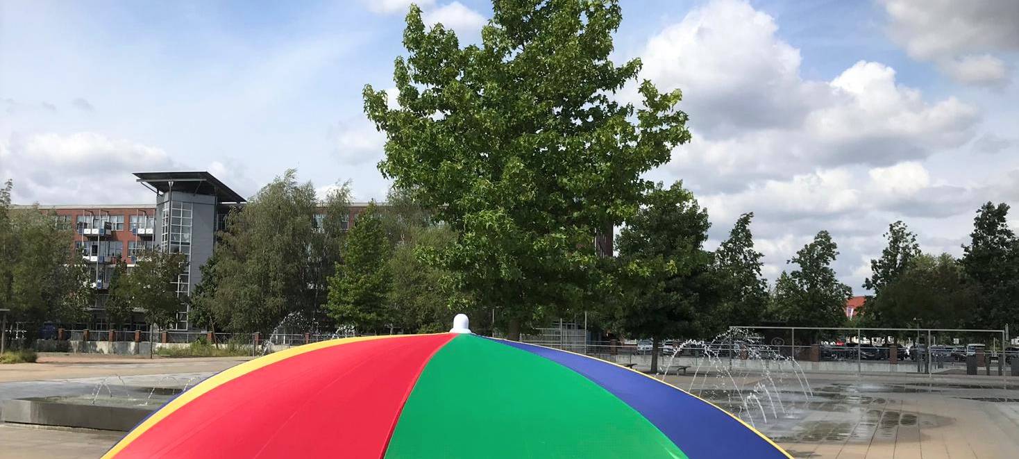Stadt Gronau verleiht jetzt Sonnenschirme