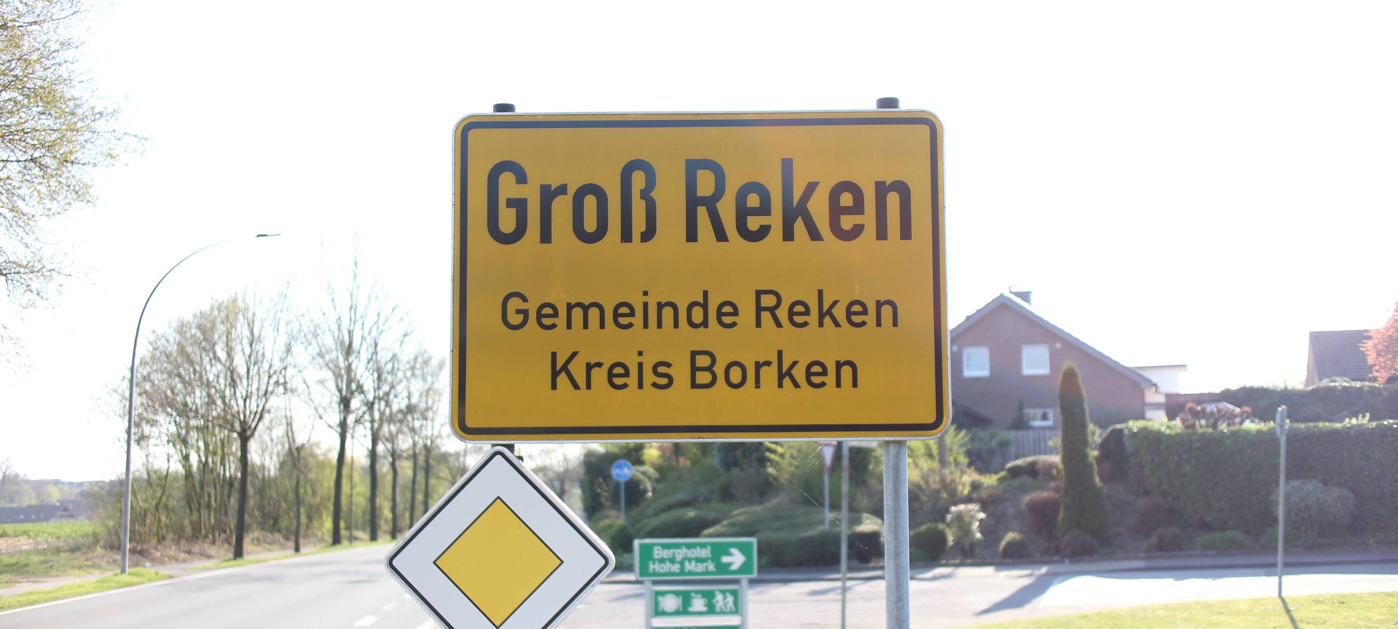 Rettungshubschrauber in Reken im Einsatz