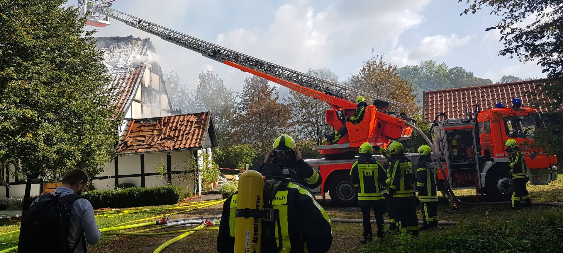 Explosion in Wohnhaus in Münster