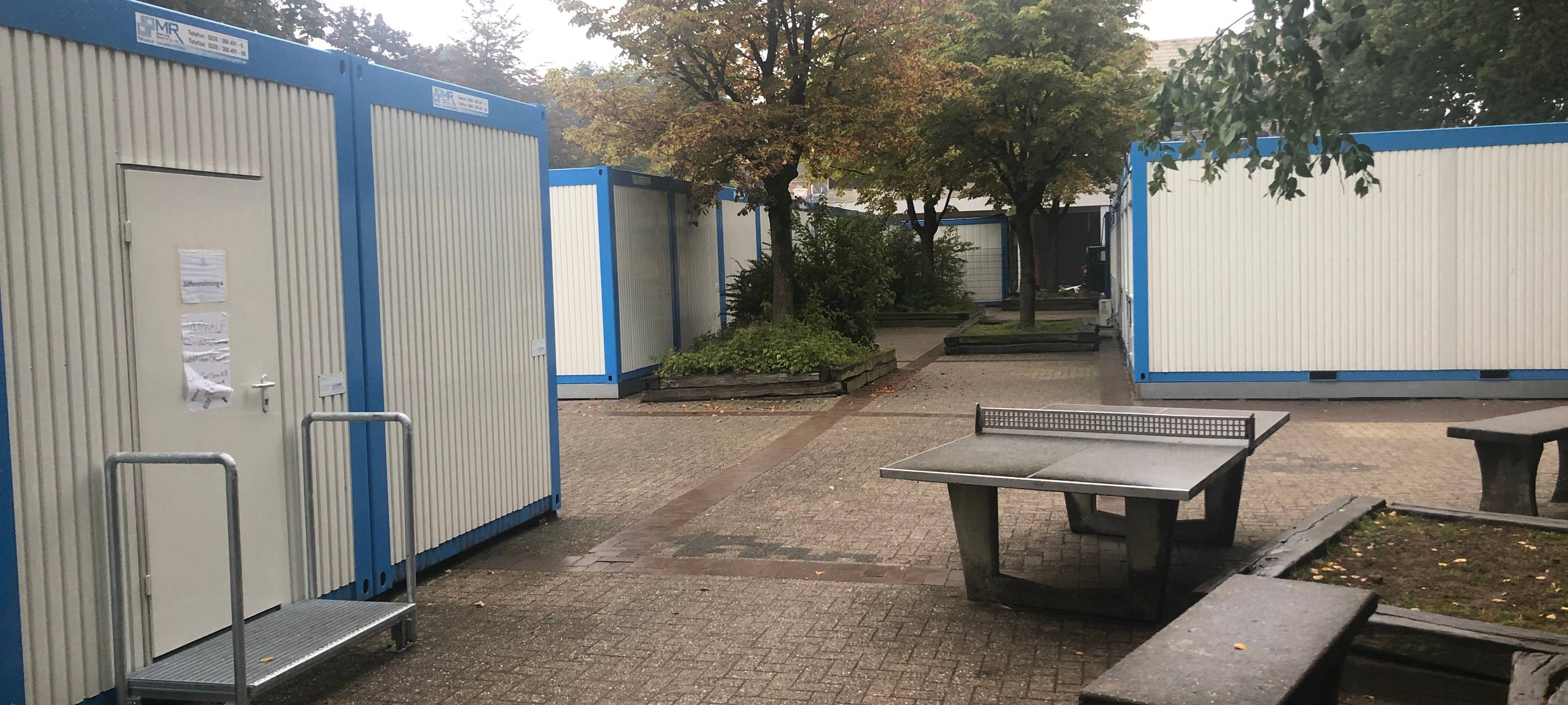 Containerstandort für Geflüchtete in Gronau
