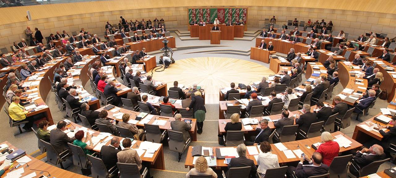 Bocholter Schüler im Landtag