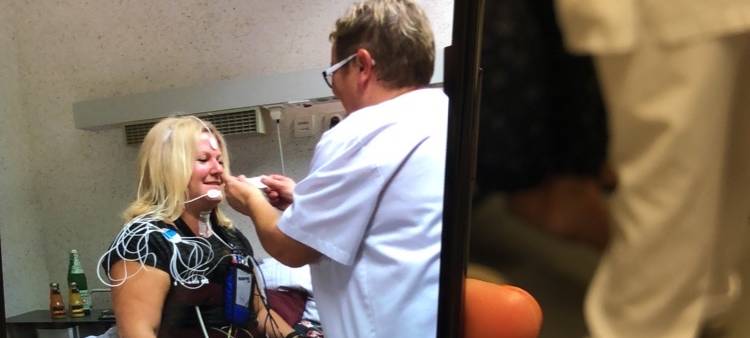 Für das Westmünsterland: Silvia Ochlast im Schlaflabor