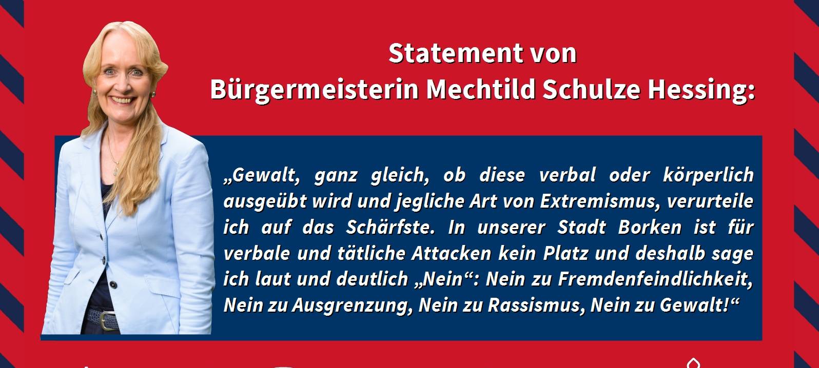 Borkens Bürgermeisterin verurteilt Angriff auf 17-Jährigen