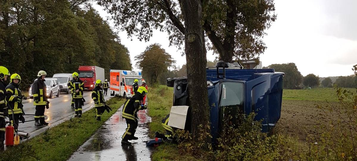 Kurzes Unwetter bescherte der Feuerwehr einige Einsätze