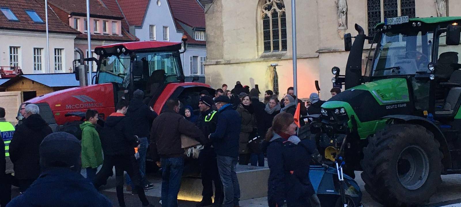 Sternfahrt und Infoabend Landwirte Borken