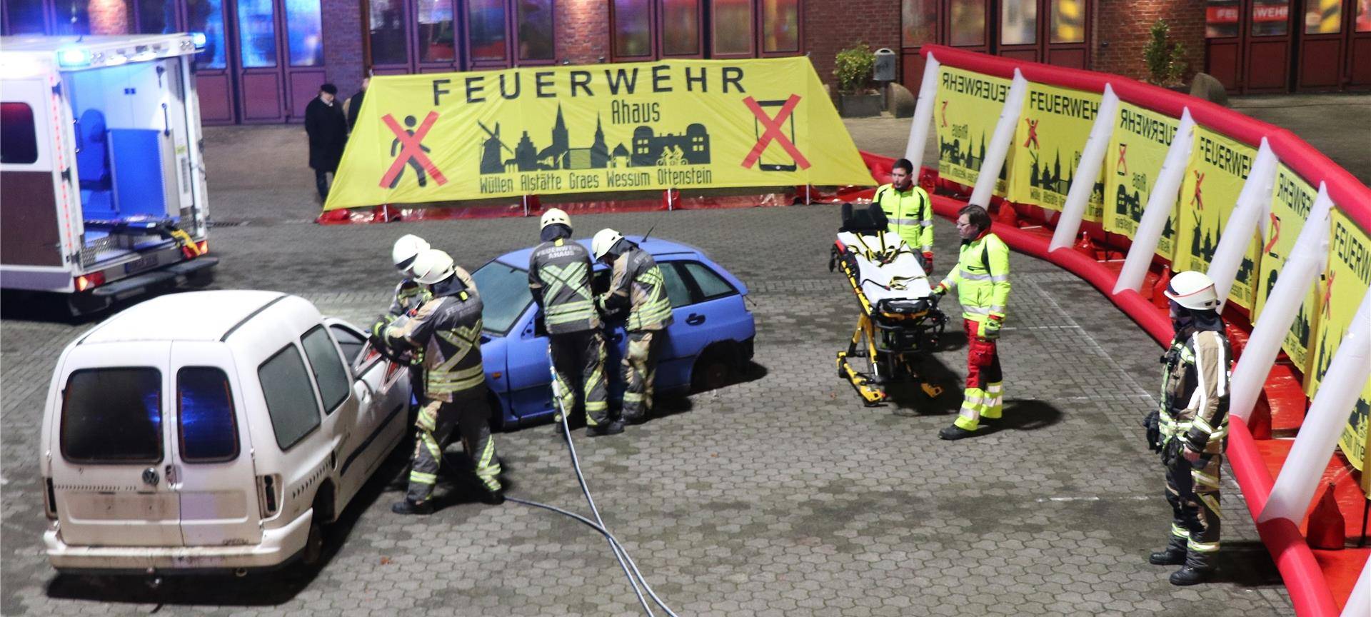 Gafferwände Ahauser Feuerwehr