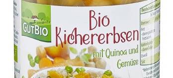 Rückruf: GutBio Kichererbsen Aldi Nord