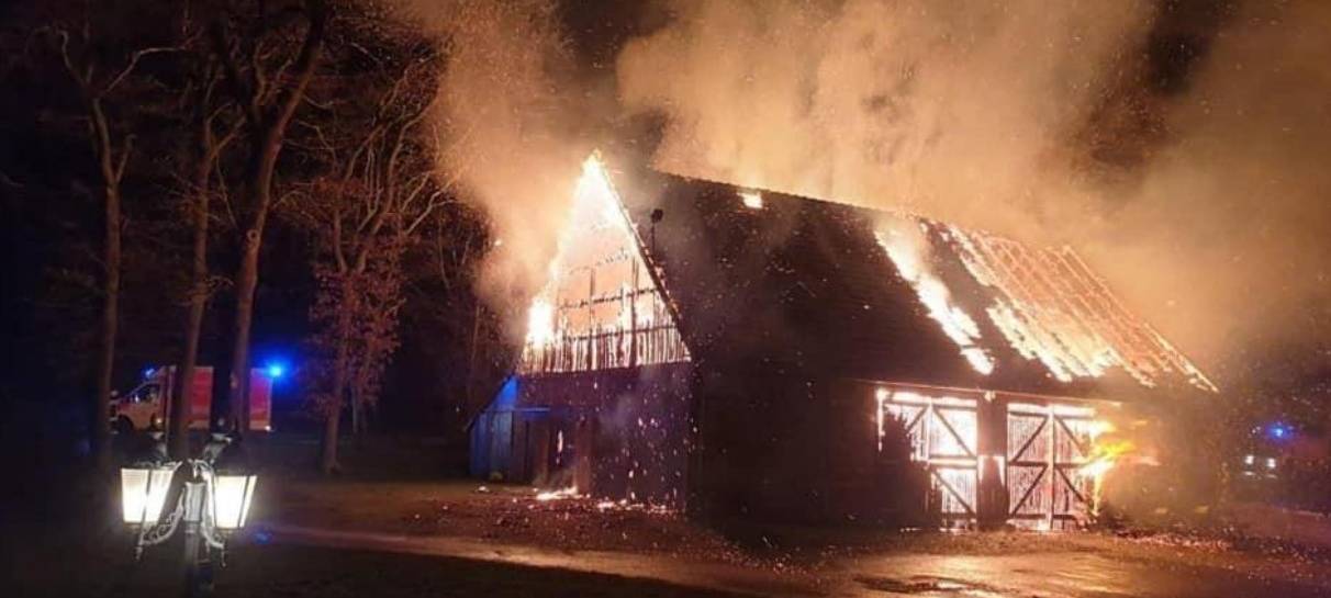 5000 Euro Belohnung nach Scheunenbrand in Maria Veen