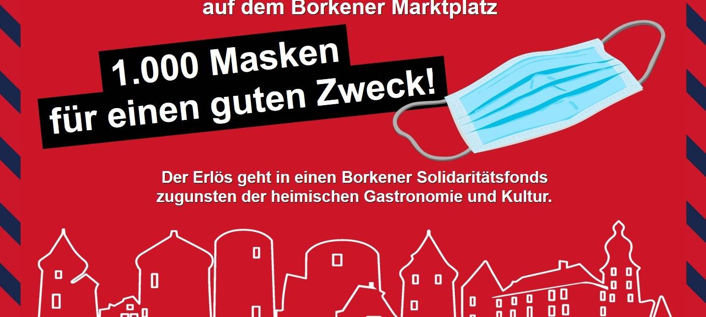 Stadt Borken verteilt Masken