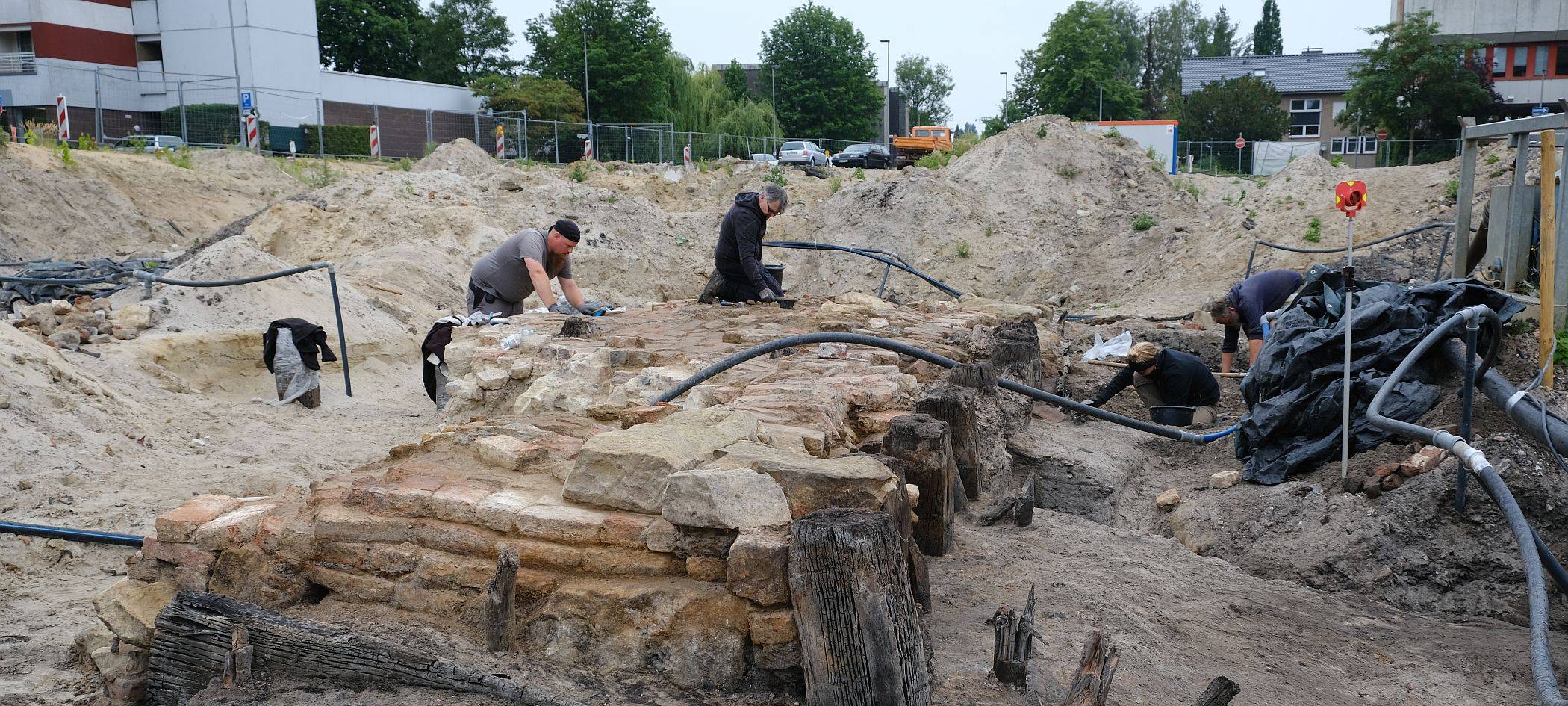 Schloss Überreste in Gronau entdeckt