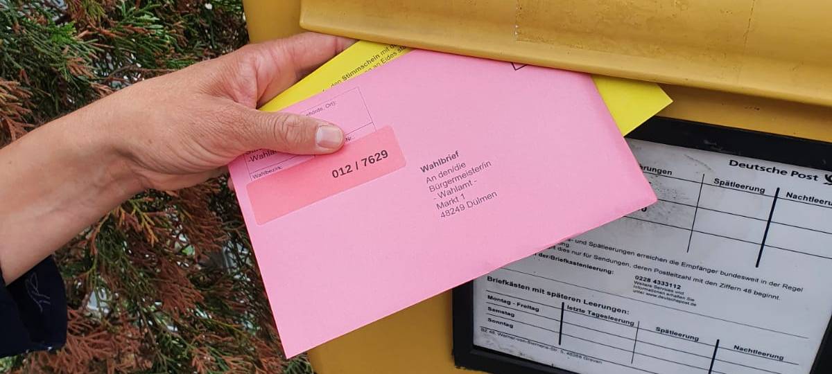 Hohe Briefwahlbeteiligung im Westmünsterland