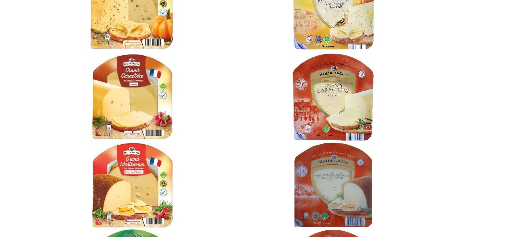 Aldi Nord und Süd rufen Käse zurück