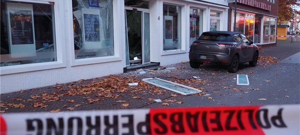 Geldautomat in Borken gesprengt