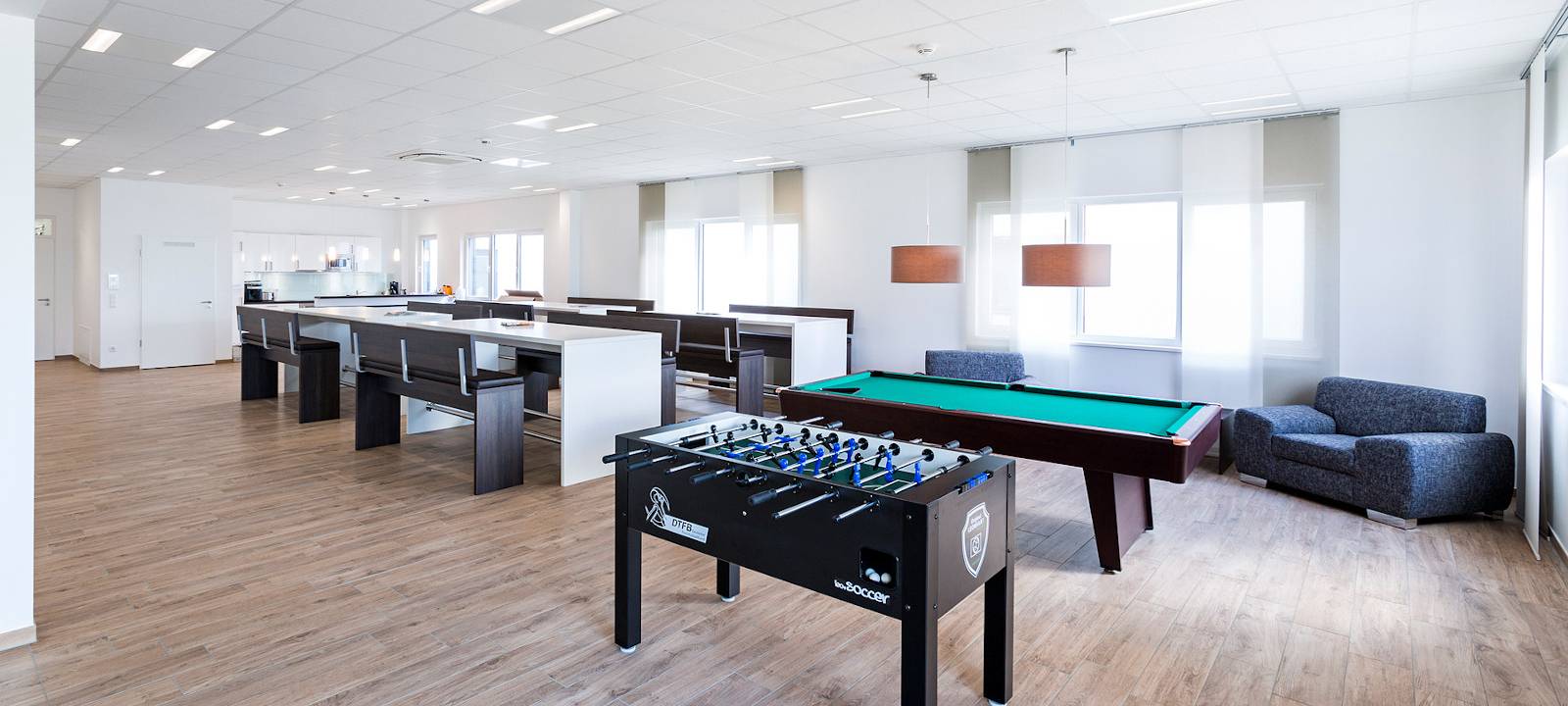 Der Aufenthaltsraum bei Herding