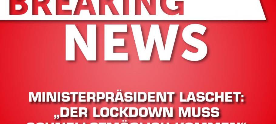 NRW: Laschet will harten Lockdown