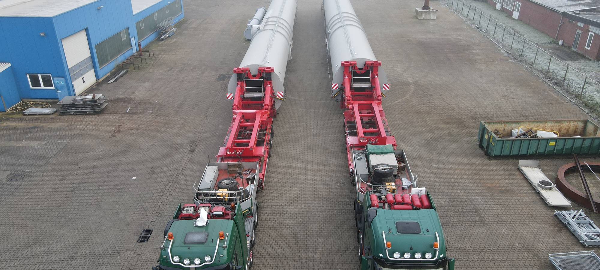 Riesiger Schwertransport startet heute Nacht in Borken