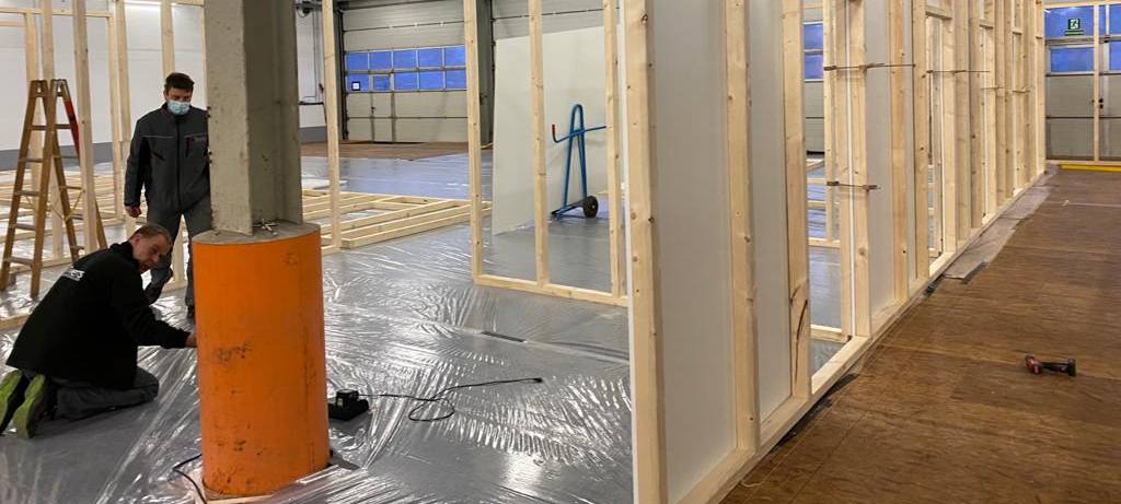 Testlauf am Corona-Impfzentrum in Nordvelen
