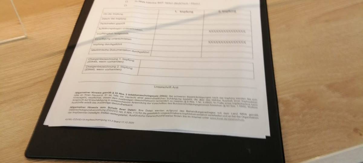 Erster Testdurchlauf im Impfzentrum erfolgreich