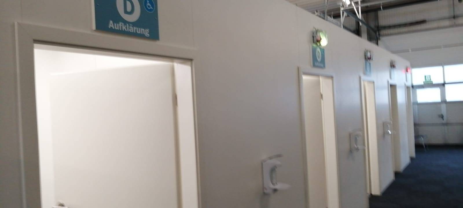 Erster Testdurchlauf im Impfzentrum erfolgreich