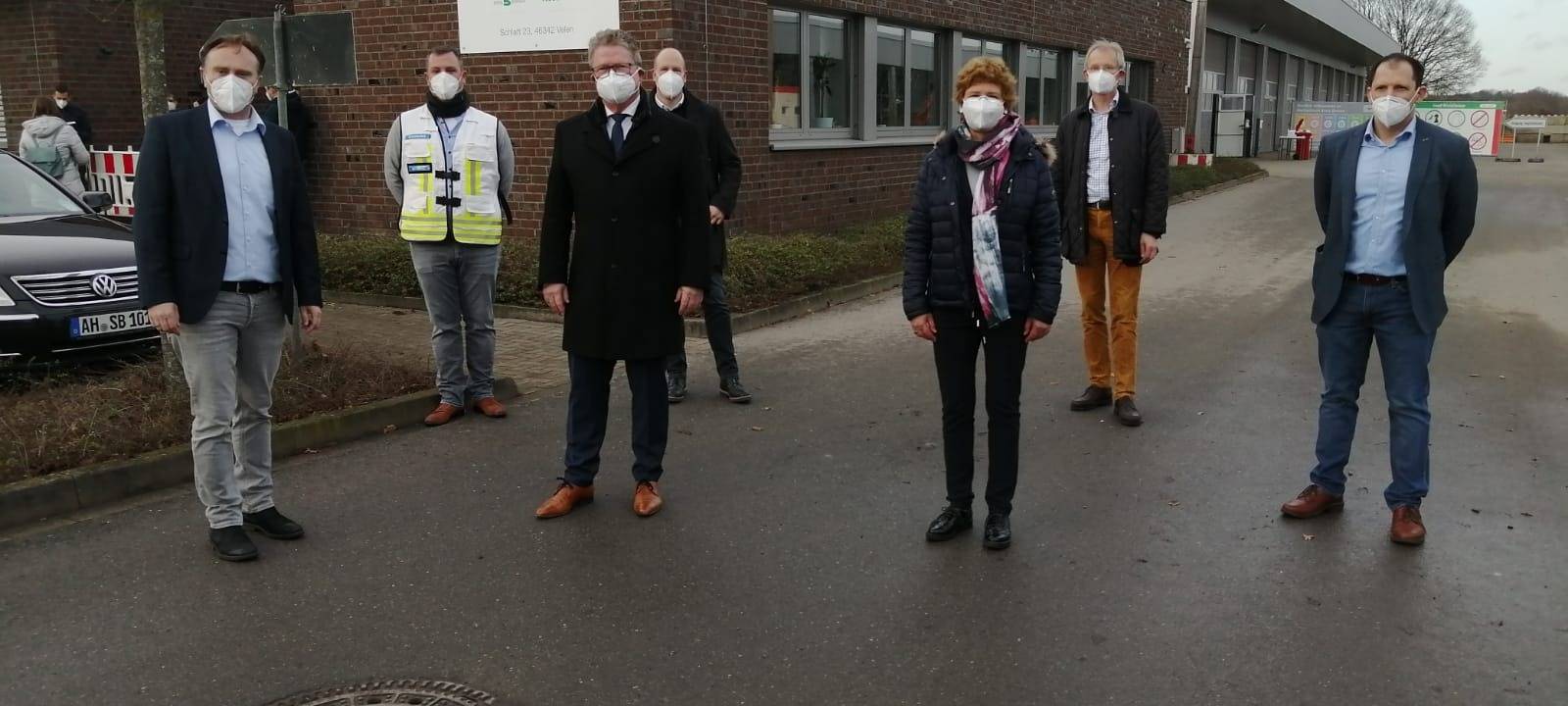 Erster Testdurchlauf im Impfzentrum erfolgreich