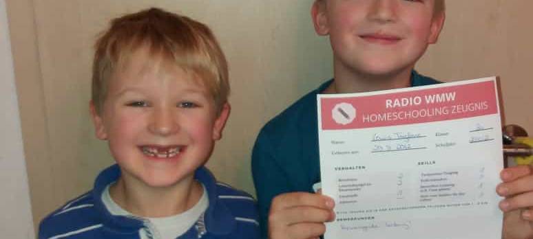 DAS RADIO WMW Homeschooling Zeugnis