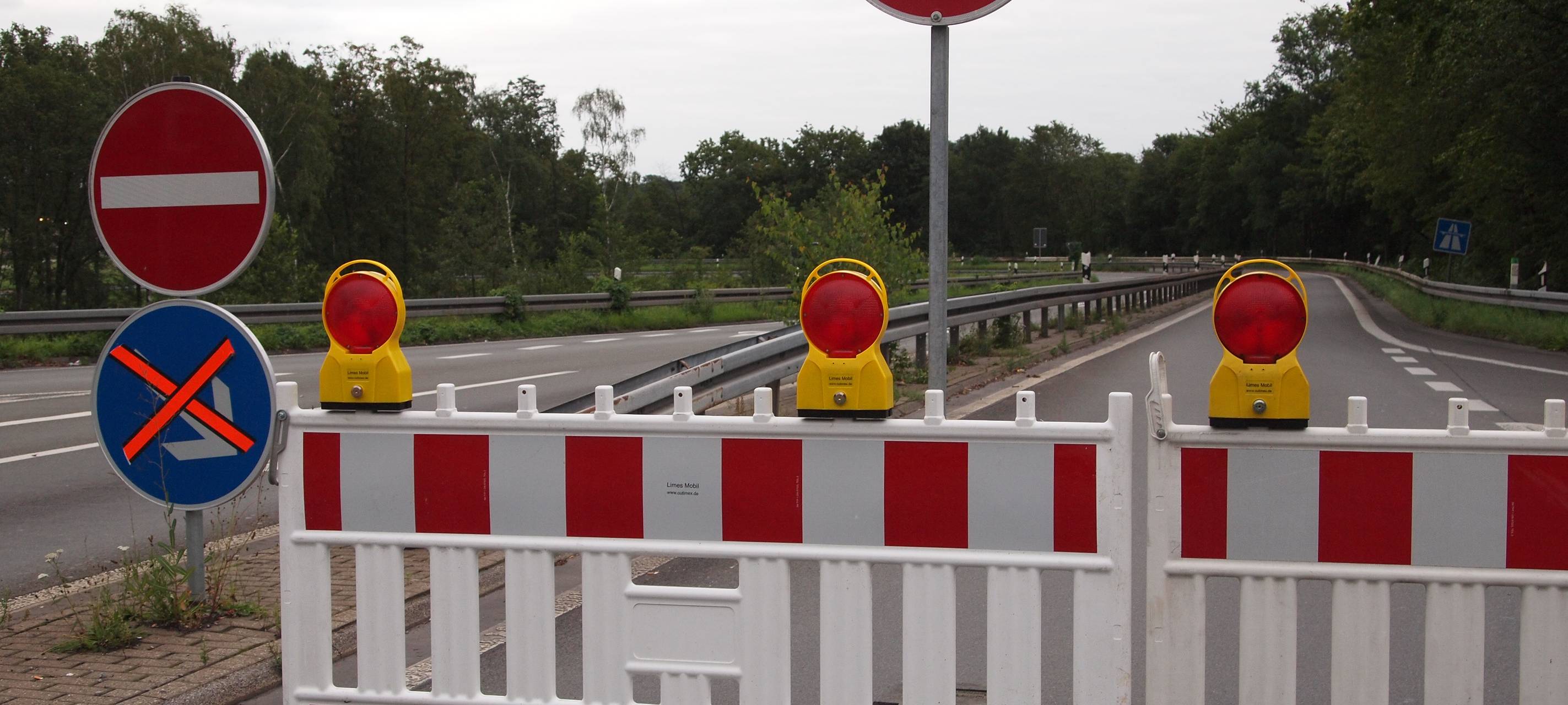 Nächtliche Sperrung der A31-Anschlussstelle Reken für Schwertransport