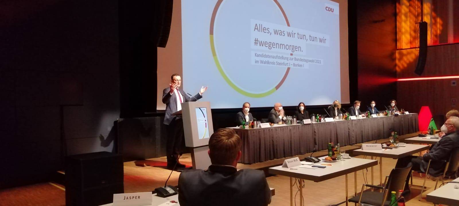 Jens Spahn tritt zum sechsten Mal an
