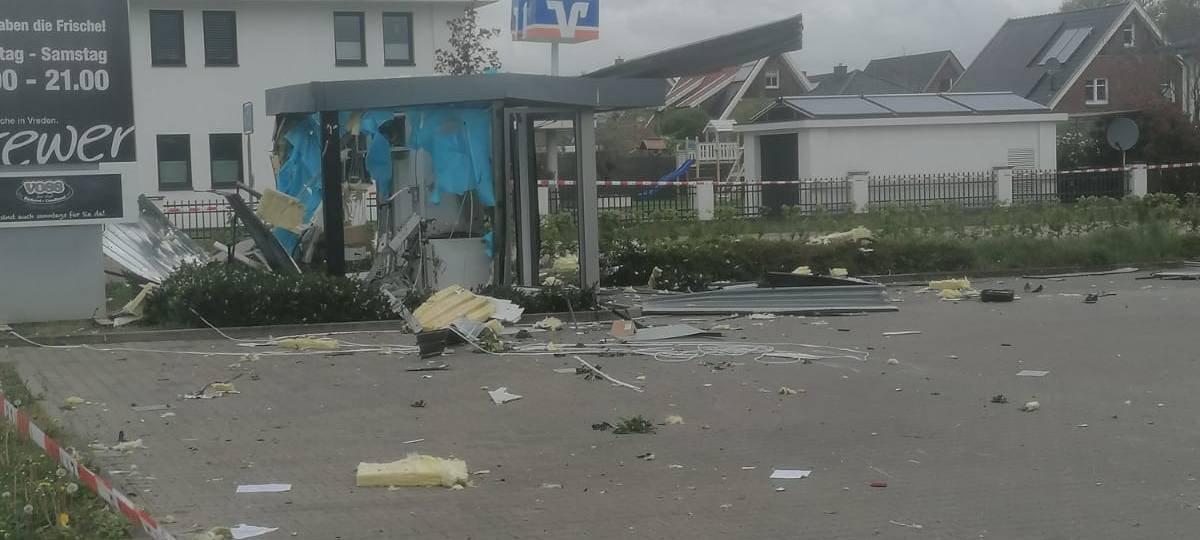Geldautomatensprengung in Vreden