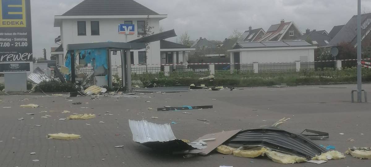 Geldautomatensprengung in Vreden