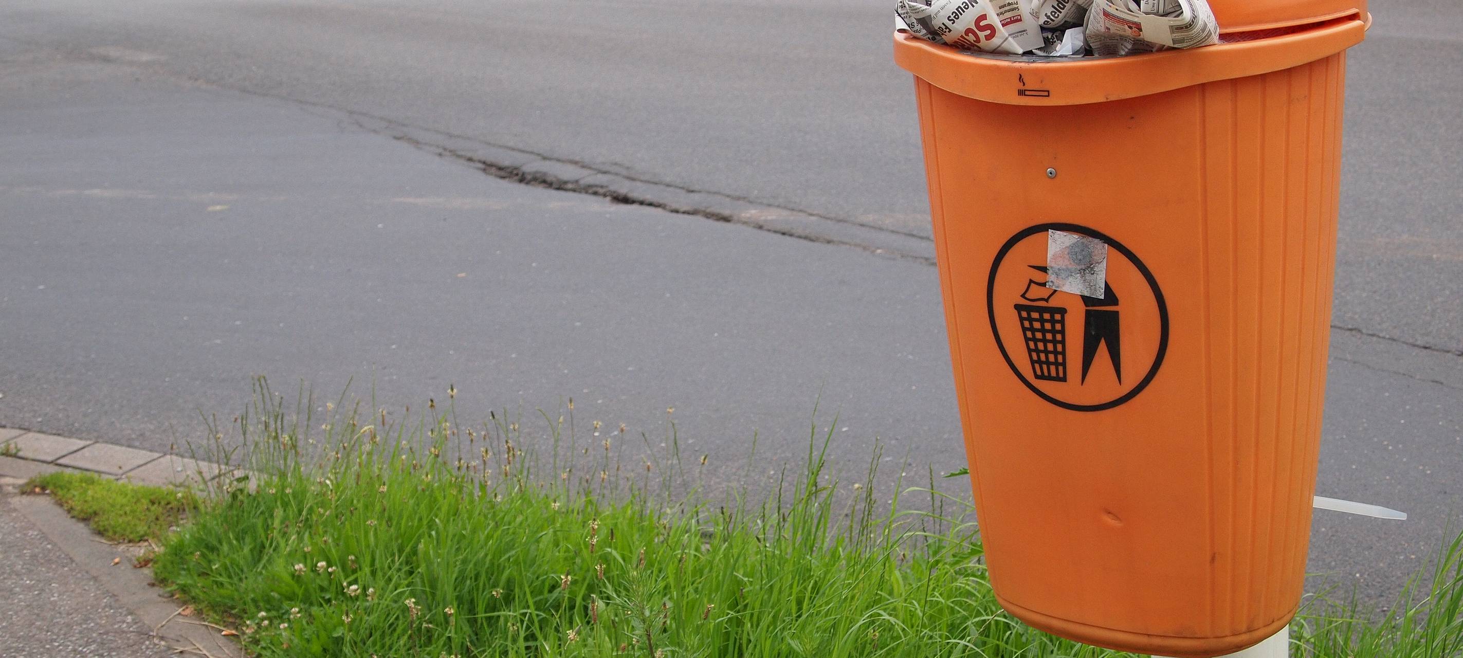 Bußgeldkatalog für achtlos weggeworfenen Müll