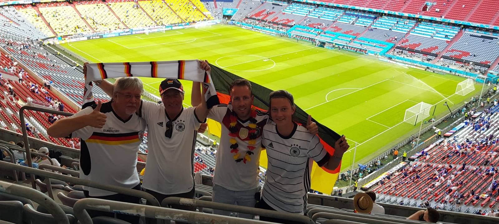 Live beim EM Spiel in München dabei