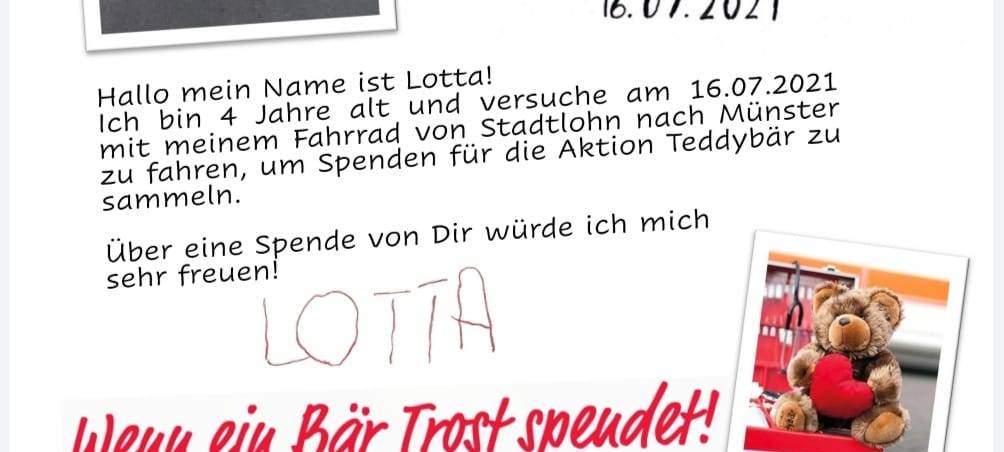 4-jährige Stadtlohnerin sammelt 10.000€ Spenden